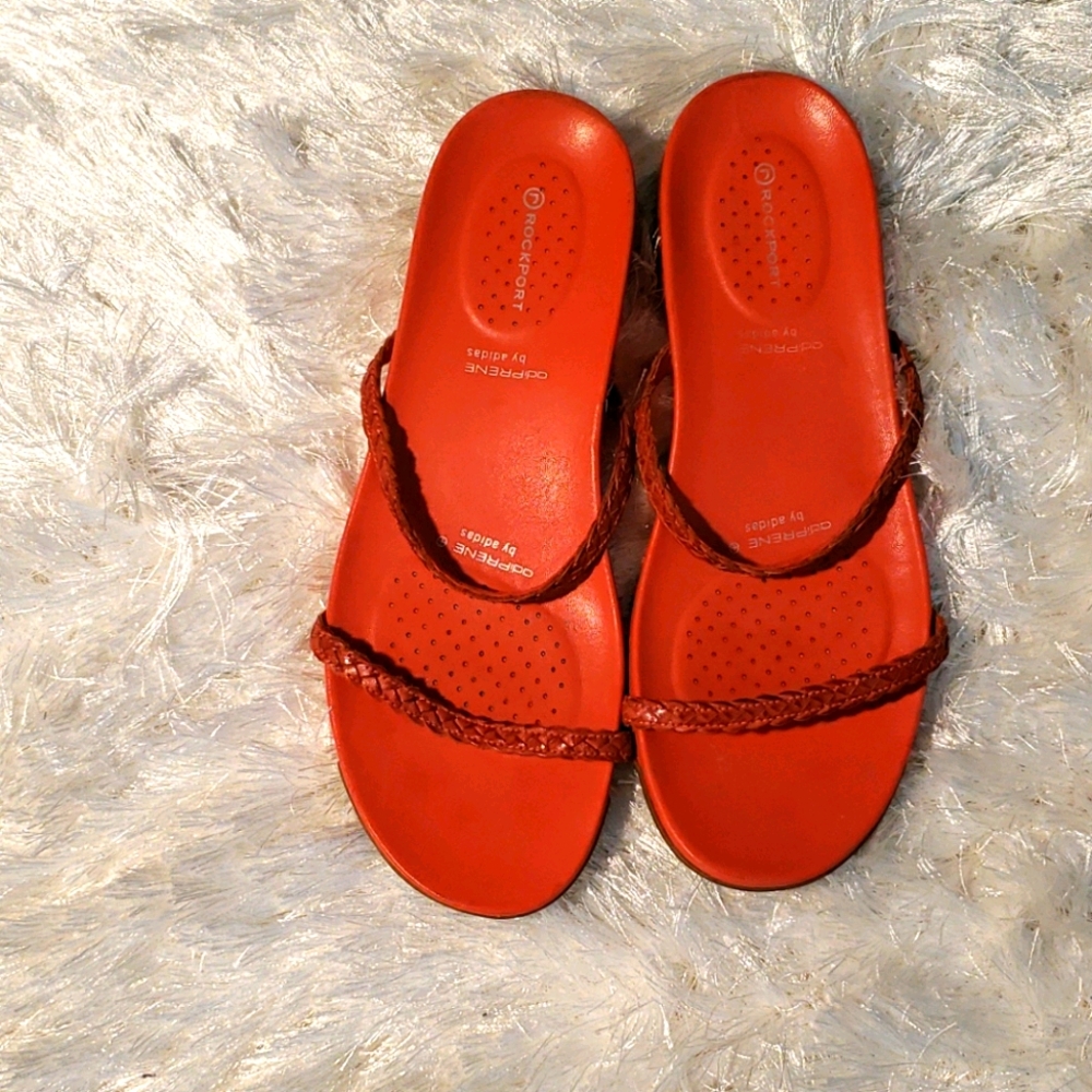 Orange sandals